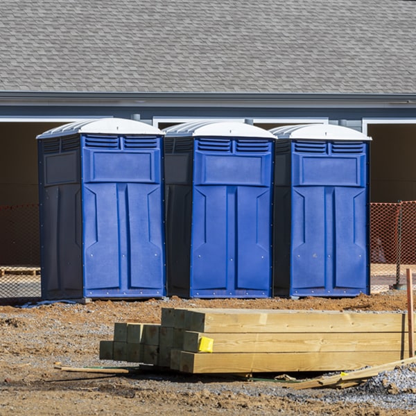 are there different sizes of portable restrooms available for rent in Beecher